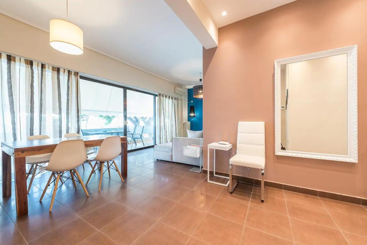 Glyfada Glass-Walled Designed Apt Atina Dış mekan fotoğraf